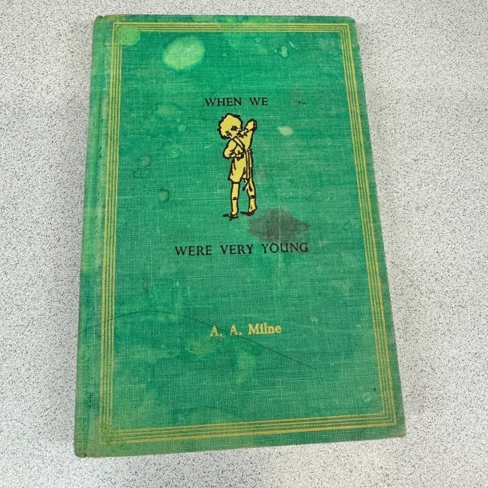 When We Were Very Young A. A. Milne 1961 Illustrated Poetry E. P. Dutton